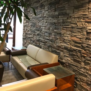 Wall covering stone