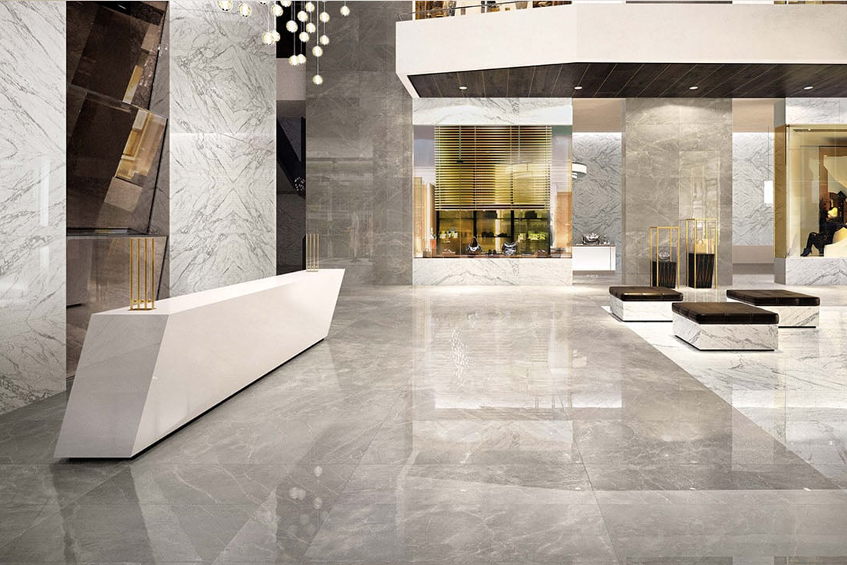 Interior decoration with marble stone 4